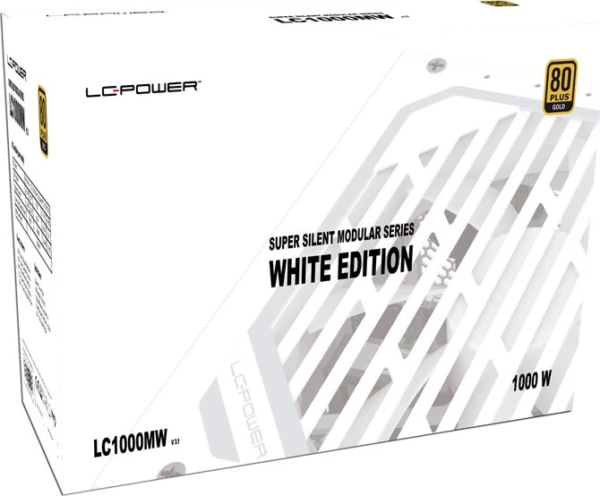 LC-Power LC1000MW V3.1 Super Silent Modular White Edition weiß 1000W, ATX 3.1