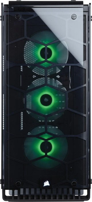 Corsair Crystal Series 570X RGB, schwarz, Glasfenster