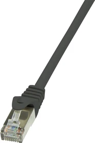 LogiLink EconLine Patchkabel, Cat6, F/UTP, RJ-45/RJ-45, 10m, schwarz