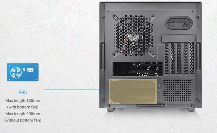 Thermaltake Divider 200 TG Air, schwarz, Glasfenster