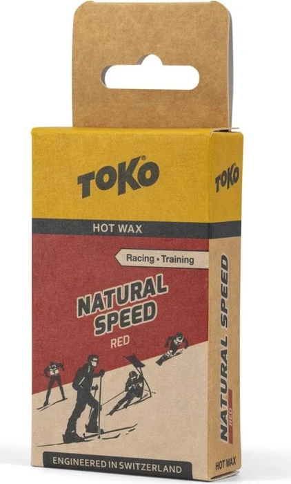 Toko Natural Speed Hot Wax Gleitwax 40g Wachs rot