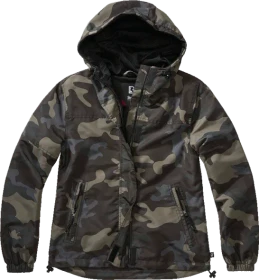 Brandit Windbreaker Summer Frontzip Jacke darkcamo (Damen)