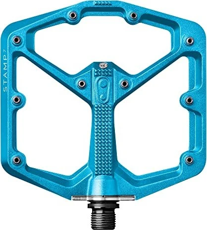 CrankBrothers Stamp 7 Large LE Plattformpedale electric blue