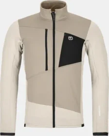 Ortovox Fleece Grid Funktionsjacke white chalk (Herren)
