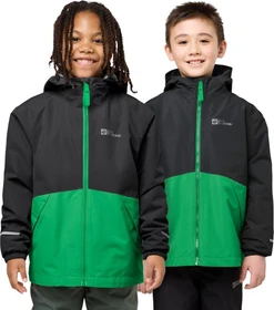 Jack Wolfskin Iceland 3in1 Funktionsjacke mystic green (Junior)