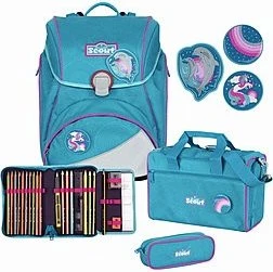 Scout Alpha Dolphins Schultaschen-Set, 4-tlg.