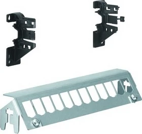 Hager Patch-Panel, univers 12-fach (E-Dat) ohne Module, für Hutschiene oder geschraubt