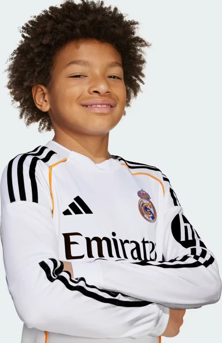 adidas Real Madrid 2025/2026 Heimtrikot langarm (Junior)