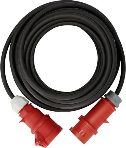 Brennenstuhl Strom Verlängerungskabel 32 A Schwarz 10 m H07RN-F 5G 4 mm²