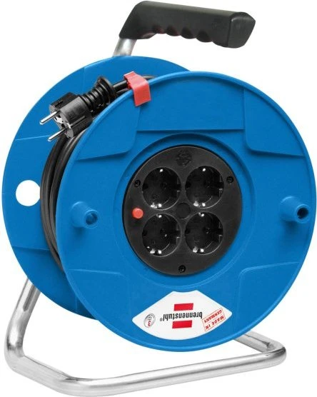 Brennenstuhl Garant ST 240 Kabeltrommel, Schuko auf 4x Schuko, 25m, IP20, H05VV-F 3G1,5