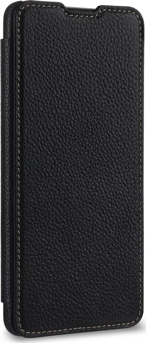 Stilgut Book Type Leather Case für Samsung Galaxy A51 schwarz