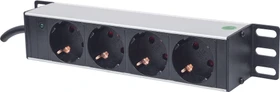 Intellinet 10" Steckdosenleiste, 1HE, 4-fach, 250V, 1.8m