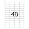 Herma Folienetiketten, 45.7x21.2mm, wetterfest, gelb, matt, 25 Blatt (1200 Etiketten) Vorschaubild