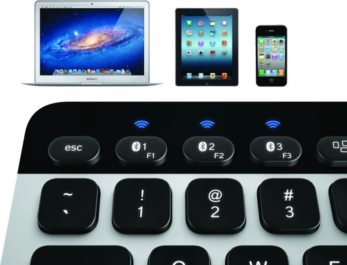 Logitech Easy-Switch Keyboard, Bluetooth, DE