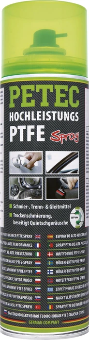 Petec Hochleistungs PTFE- Spray Trockenschmiermittel, 500ml