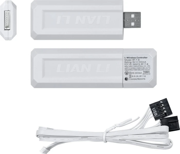 Lian Li Uni Fan SL-Infinity SL-INF120 ARGB Wireless Reverse Blade, weiß, LED-Steuerung, 120mm, 3er-Pack
