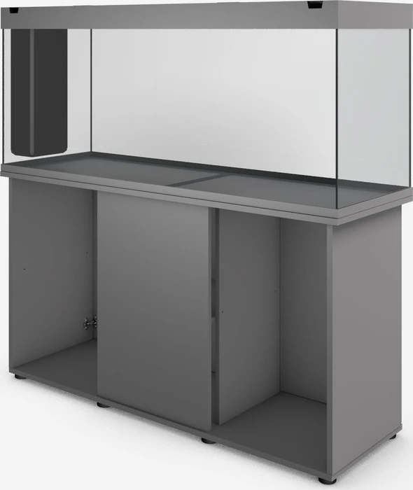 Juwel Rio 450 LED Aquarium-Set mit Unterschrank, grau/grau, 450l