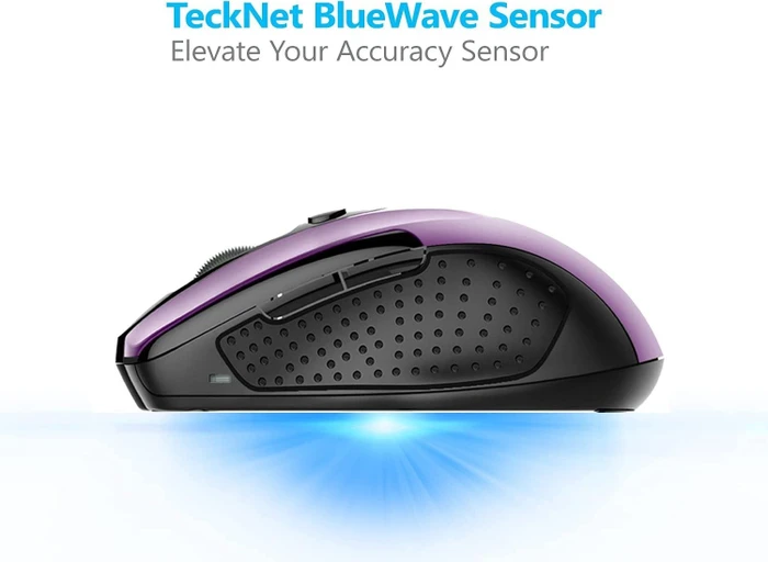 TeckNet Pro 2.4G Wireless, violett, USB
