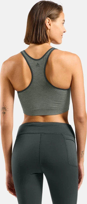Odlo Seamless Medium Sport-BH shadow melange (Damen)