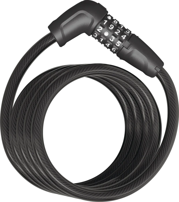 ABUS Tresor 6512C Spiralkabelschloss, Zahlenkombination