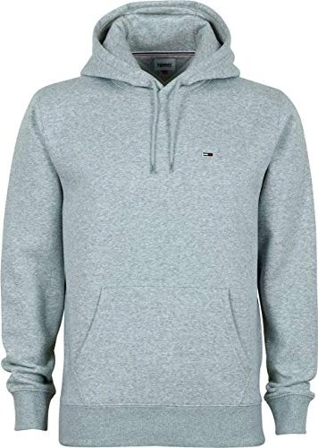 Tommy Hilfiger Fleece mit Flag Patch Hoodie light grey heather (Herren)