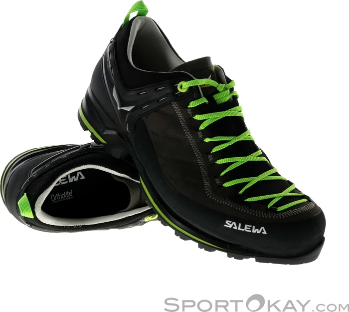 Salewa Mountain Trainer 2 Leather smoked/fluo green (Herren)