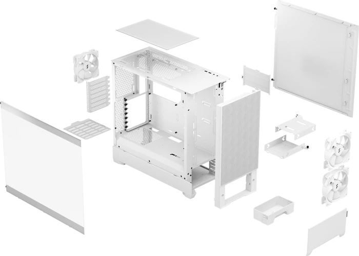 Fractal Design Pop Air White TG Clear Tint, Glasfenster