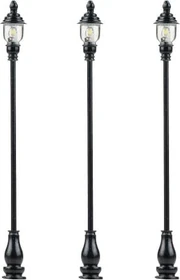 Faller LED-Parklaterne, warmweiß, 3 Stück