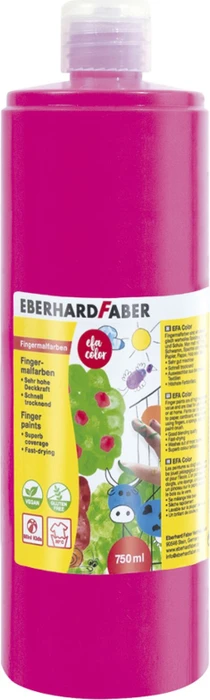 Eberhard Faber EFA Color Fingerfarbe, fuchsia, 750ml
