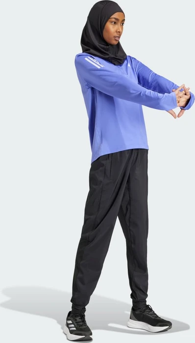 adidas Own The Run Half-Zip Laufshirt langarm semi cobalt blue (Damen)
