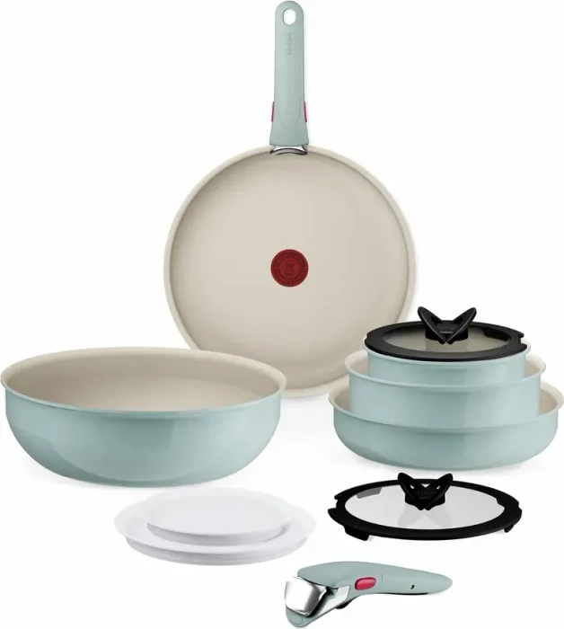 Tefal Ingenio Serenity Kochgeschirr-Set, 11-tlg.