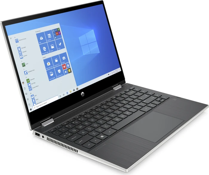 HP Pavilion x360 Convertible 14-dw1234ng, Natural Silver/Ash Silver, Core i3-1115G4, 8GB RAM, 512GB SSD, DE