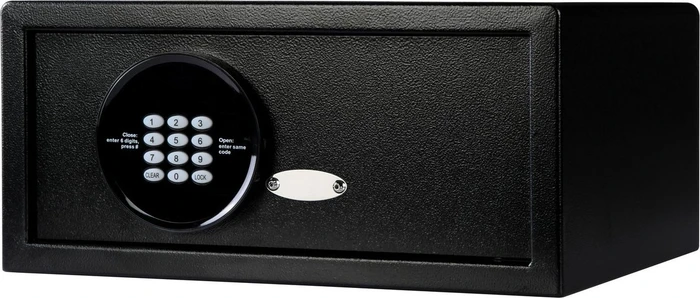 Olympia Olymp GOsafe H25 Tresor, schwarz, Schlüsselschloss/elektronisches Zahlenschloss