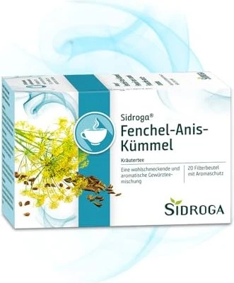 Sidroga Fenchel-Anis-Kümmel Tee Beutel, 20 Stück