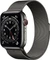 Apple Watch Series 6 (GPS + Cellular) 44mm Edelstahl graphit mit Milanaise-Armband graphit Vorschaubild
