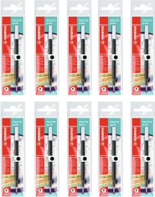 STABILO Palette Refill Tintenrollermine 0.4mm schwarz, 10er-Pack