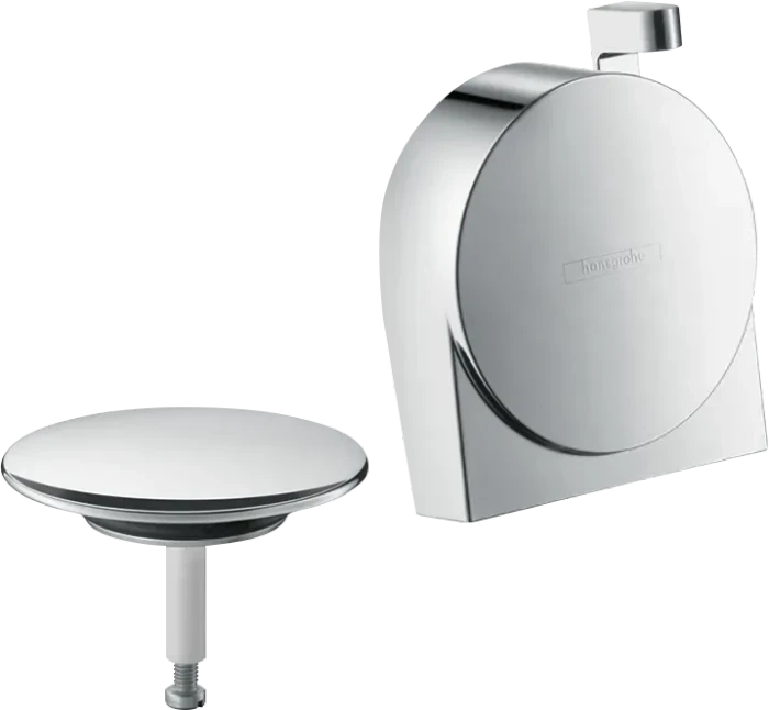 Hansgrohe Exafill Abdeckung für Ab- & Überlaufgarnituren mit Füllfunktion, Kunststoff brushed gold optic