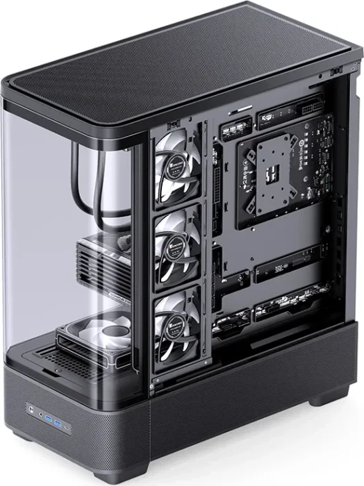 Jonsbo TK-5 Black, Glasfenster