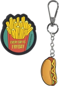Coocazoo Colour Up-Set Anhänger & Patch Fast Food