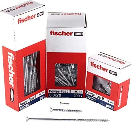 fischer Spanplattenschraube PowerFast FPF II CTP BC