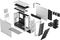 Fractal Design Meshify 2 RGB White TG Clear Tint, Glasfenster Vorschaubild