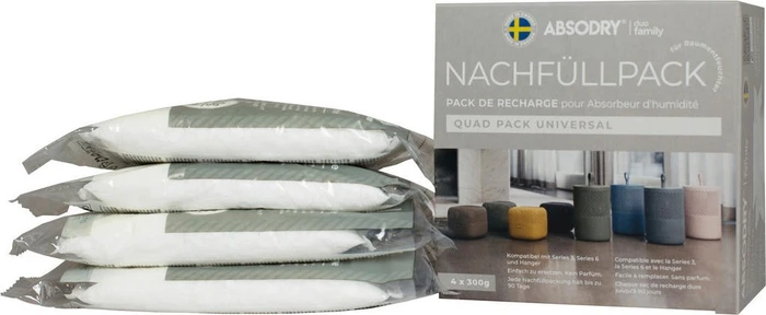 Absodry Duo Family Nachfüllpackung, 1.20kg (4x 300g)