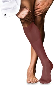 Falke No. 9 Pure Fil d'Écosse Socken rust (Herren)