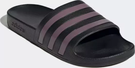 adidas Aqua Adilette core black/matt purple (Damen)