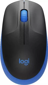 Logitech M190 Full-Size Wireless Mouse blau, USB