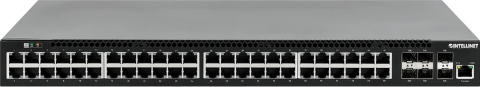 Intellinet Rackmount Gigabit Managed Switch, 48x RJ-45, 6x SFP+, 850W PoE+