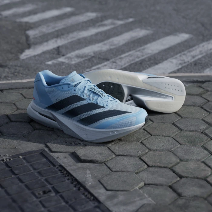 adidas Adizero Boston 13 clear sky/carbon/silver metallic (Herren)