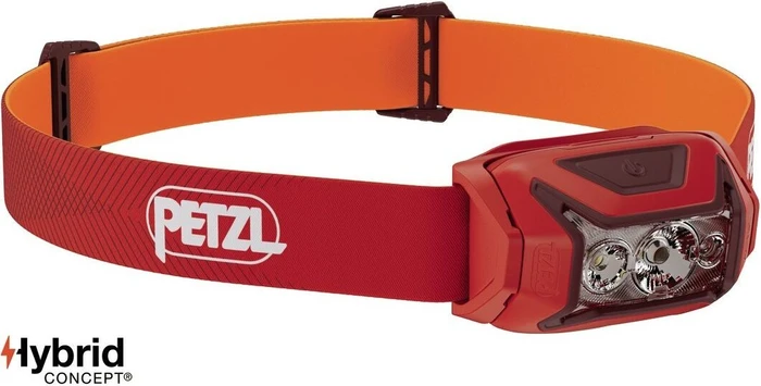 Petzl Actik Stirnlampe rot