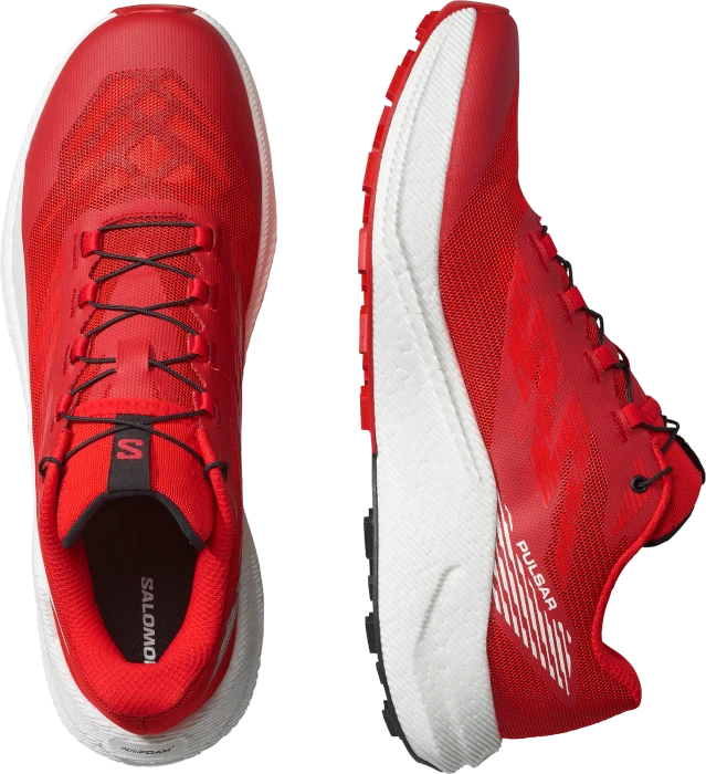 Salomon Pulsar black/white/cherry tomato (Herren)