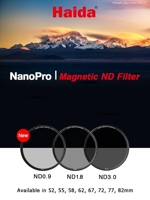 Haida Nano Pro Magnetic ND0.9 ND8 (3 Stops) Filter 67mm